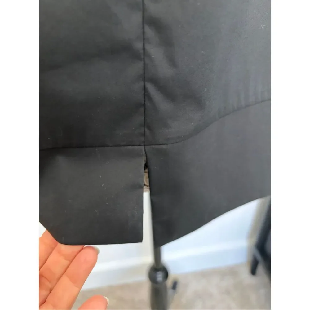 Até Italy Black Cotton Blend Sleeveless Structured Shell Top Size 44 US 8/10 - Picture 5 of 12